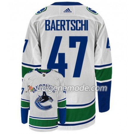 Herren Eishockey Vancouver Canucks Trikot SVEN BAERTSCHI 47 Adidas Weiß Authentic
